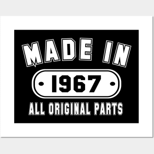 Made In 1967 All Original Parts Posters and Art